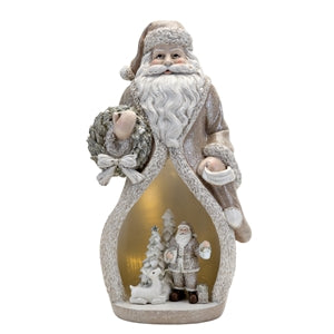 Amazingly Detailed Light Up LED Father Christmas Decoration