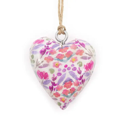 Decor Wood Heart - Pretty Floral