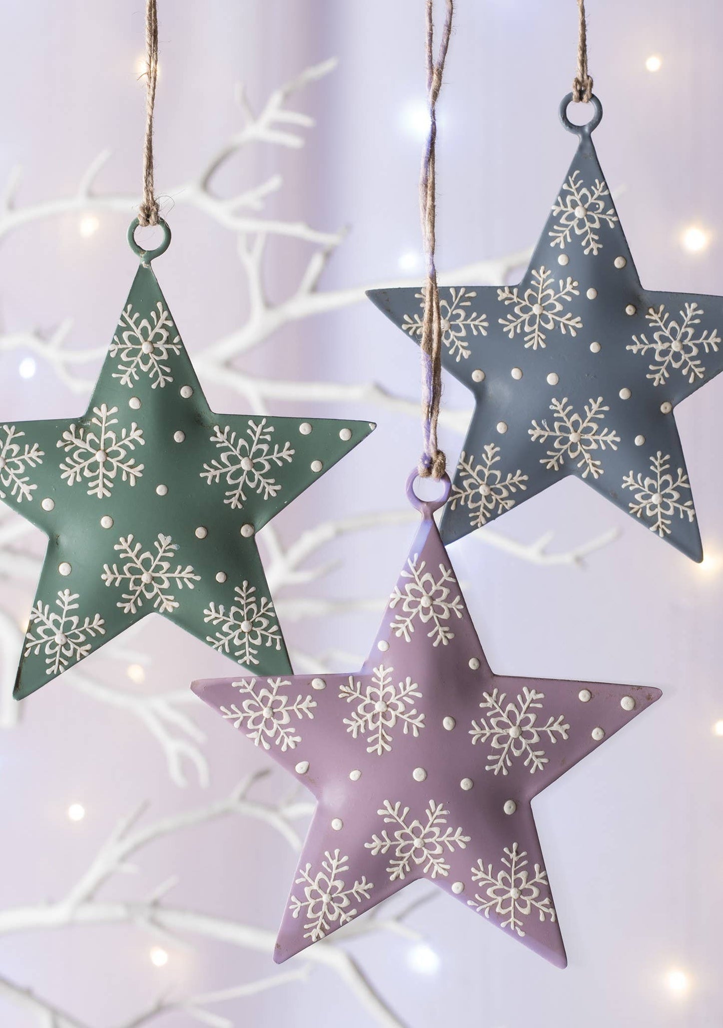 Hand Painted Star Hanging Decoration