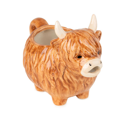 3D Gravy Boat Highland Cow