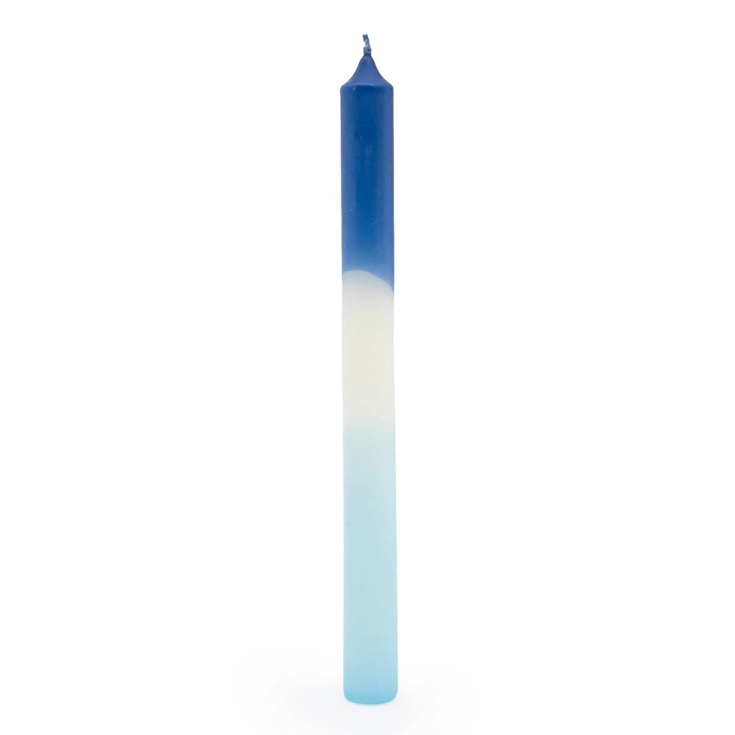 Dinner Candle Two Tone Blue