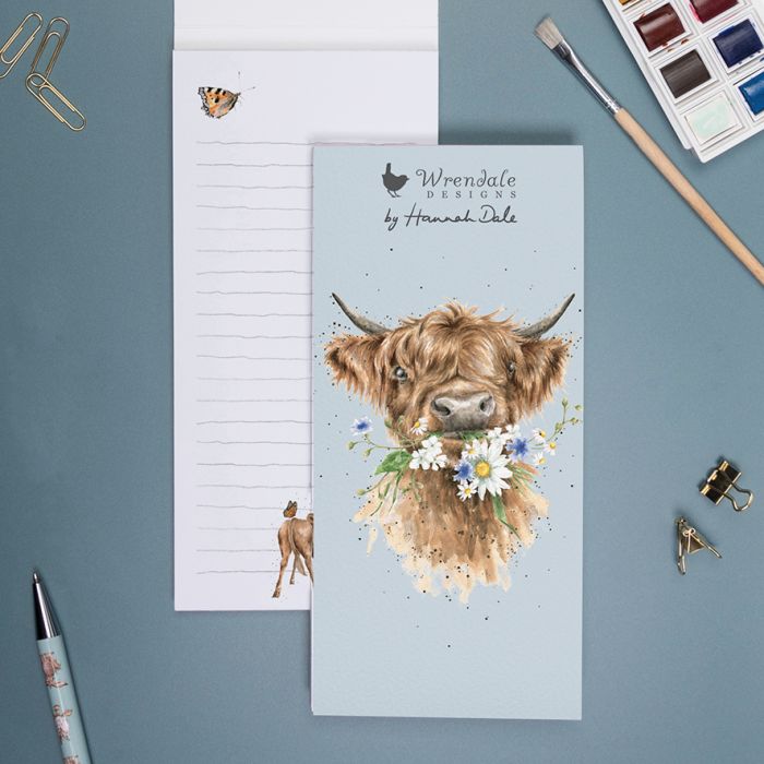 Wrendale 'Daisy Coo' Highland Cow Shopping Pad