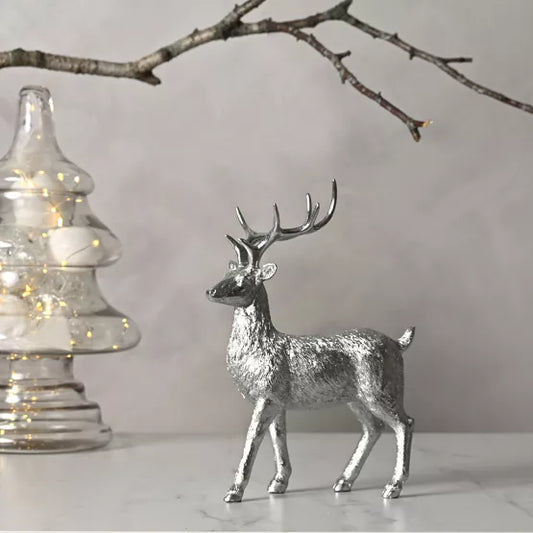 Silver Reindeer Standing